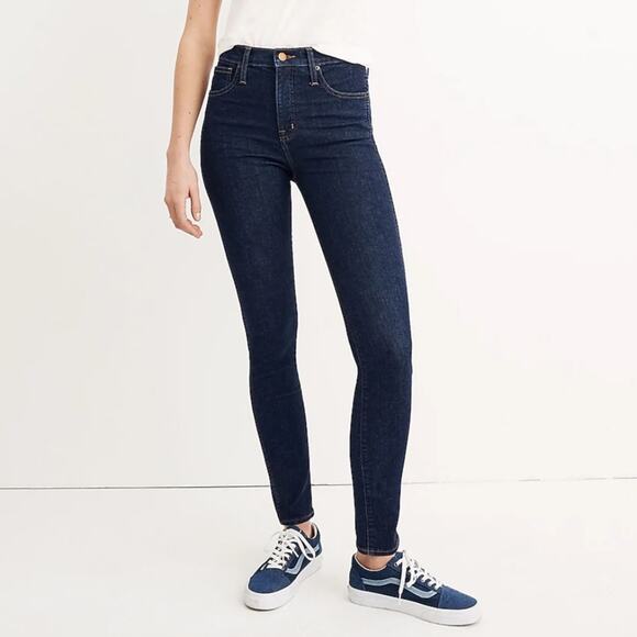 NWT Madewell Petite 10" High-Rise Skinny Jeans in Lucille Wash - Picture 1 of 15